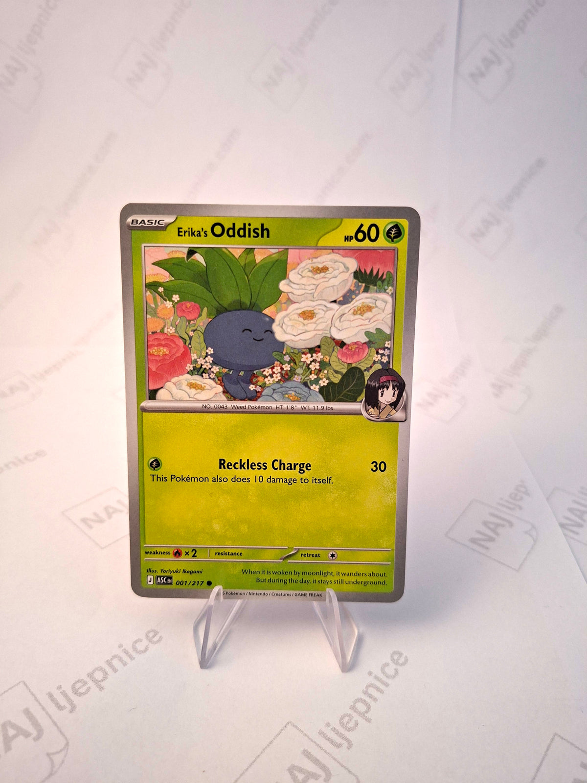 Oddish pokemon karta