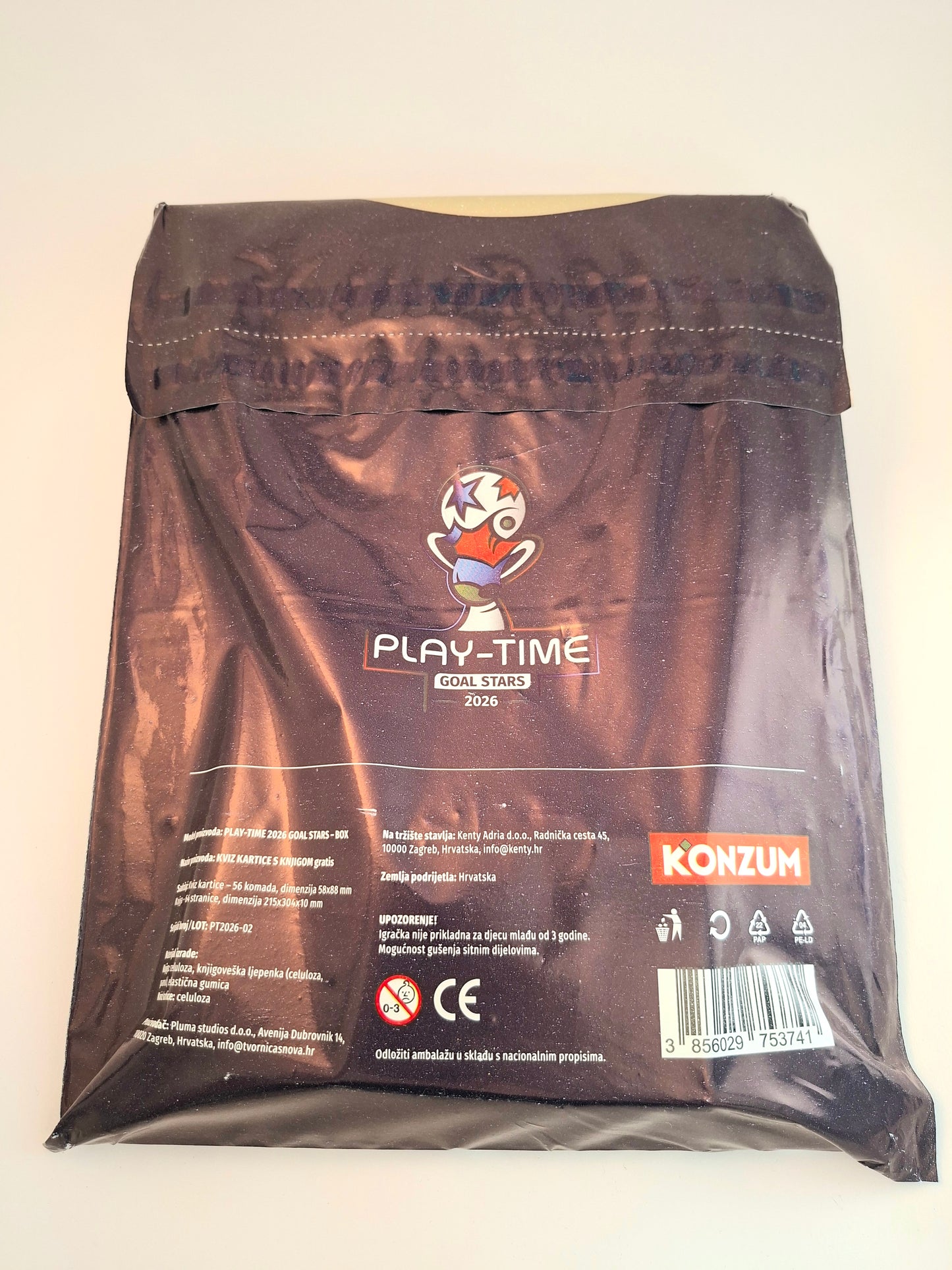 Playtime Goal Stars Album 2026 – nepopunjen album za sličice pozadina