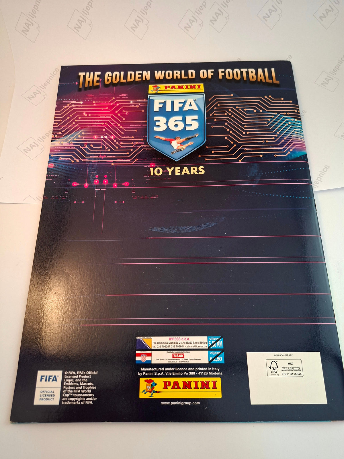 FIFA 365 - 2025 - album nepopunjen Panini