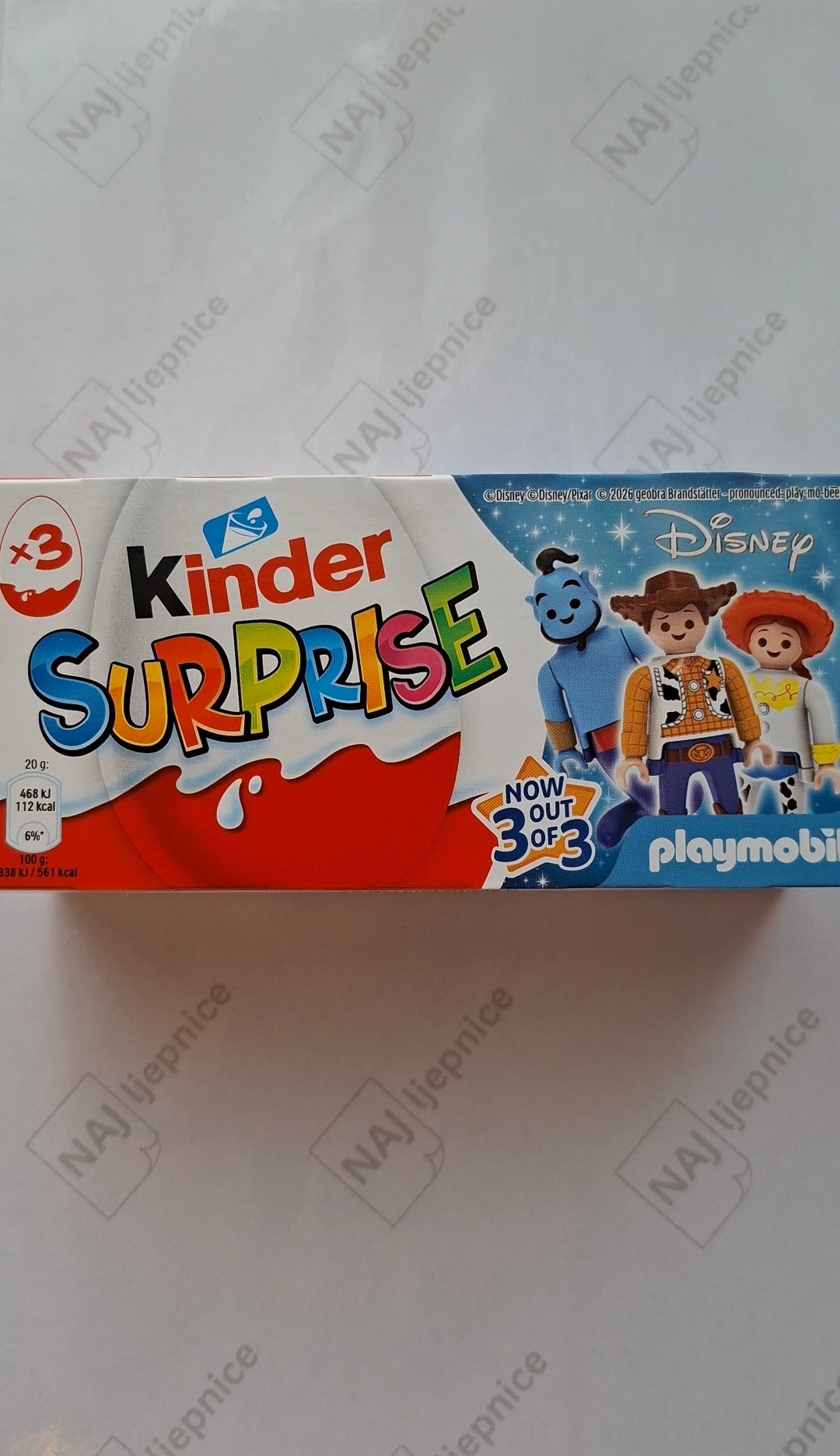 Kinder Surprise Disney × Playmobil figurice – odaberi lika
