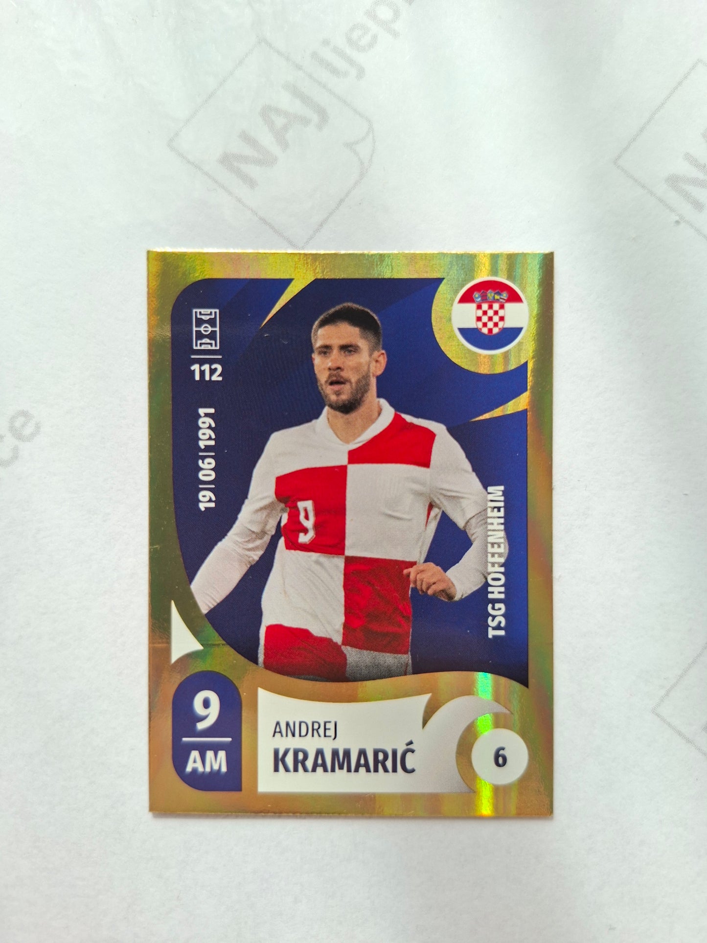 Andrej Kramarić sportska kartica Playtime 2026