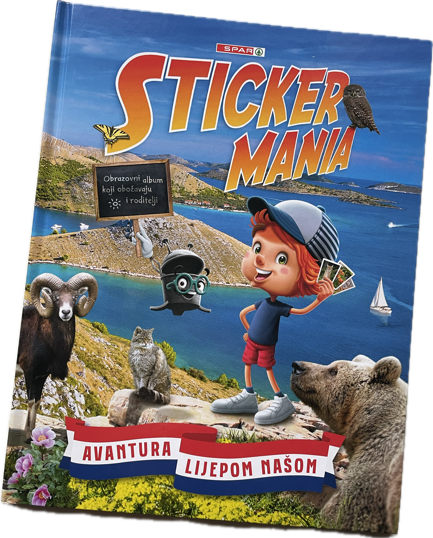 Stickermania Avantura Lijepom Našom 2024 nepopunjen album za sličice