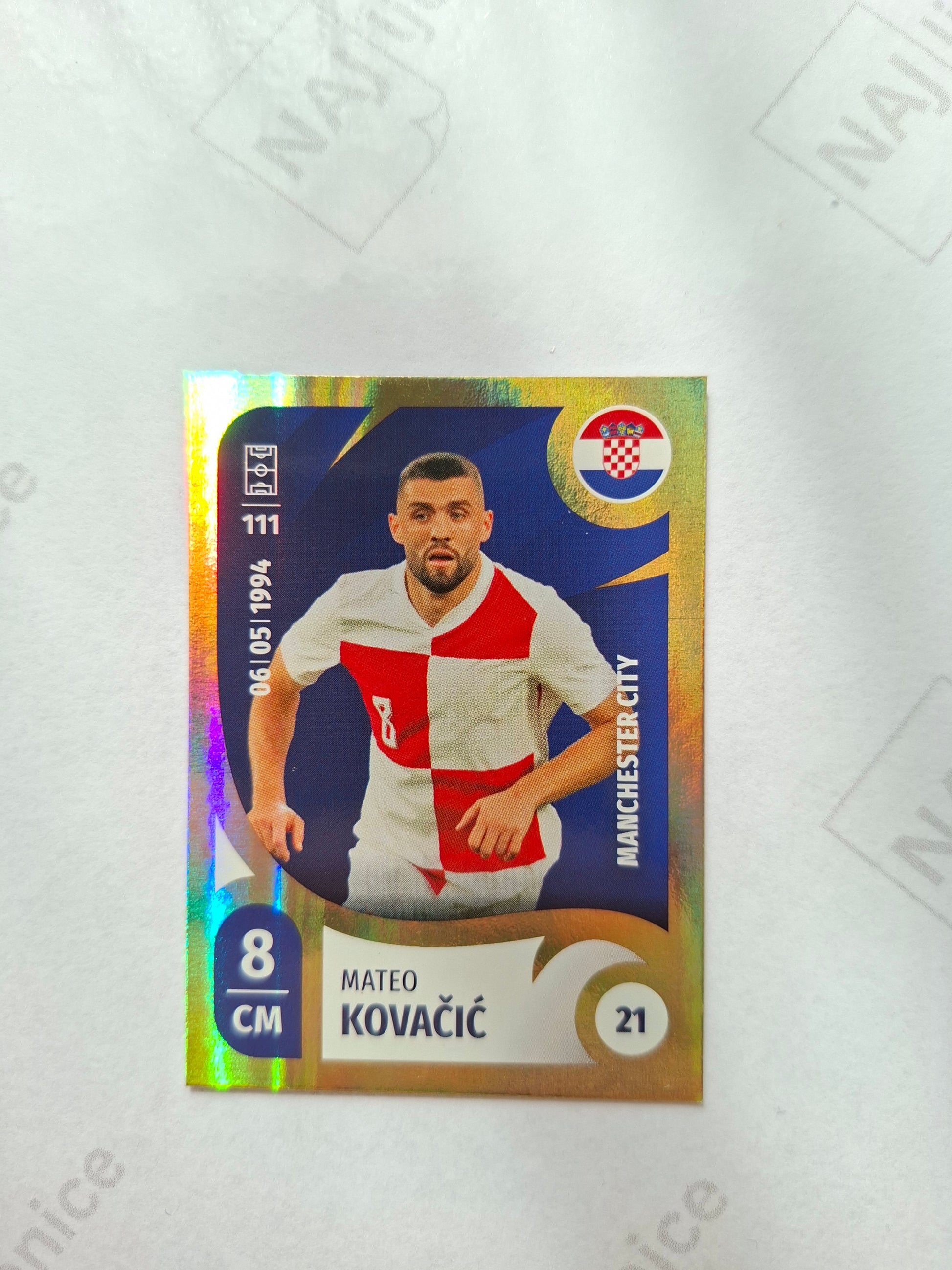Mateo Kovačić sportska kartica Playtime 2026