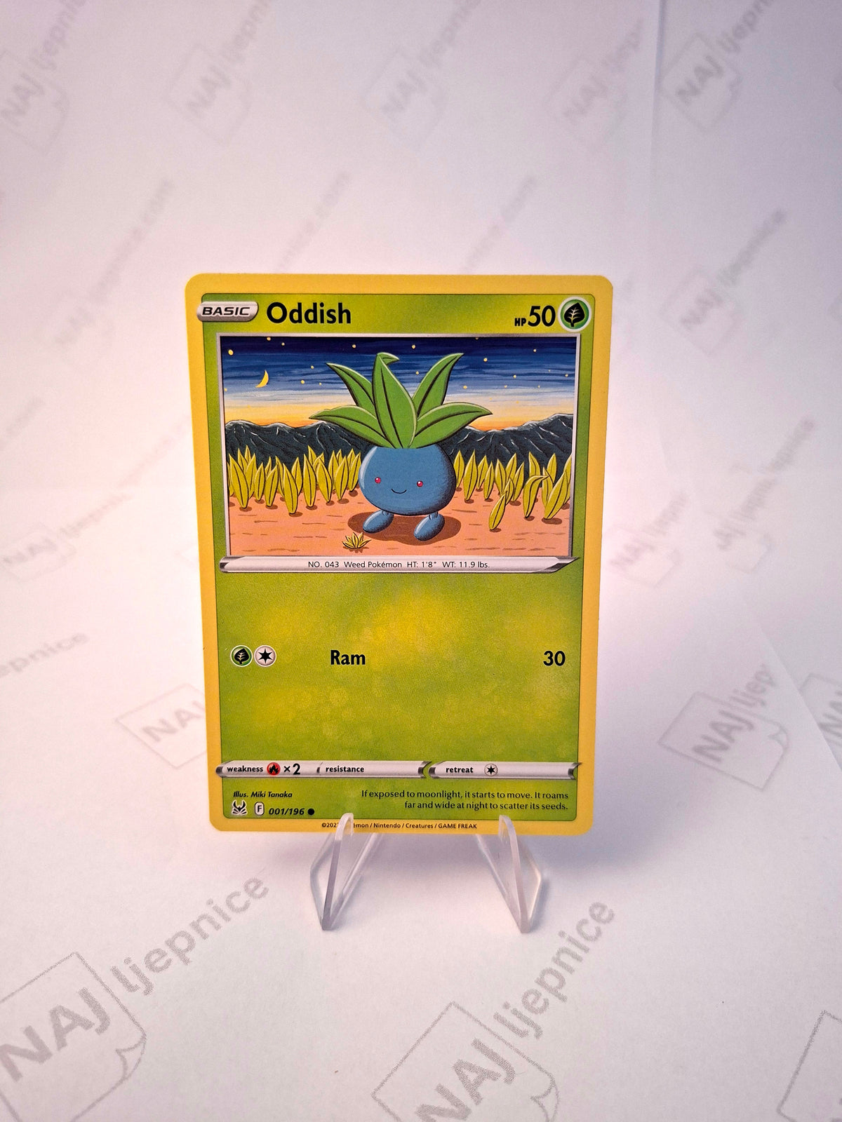 Oddish pokemon karta