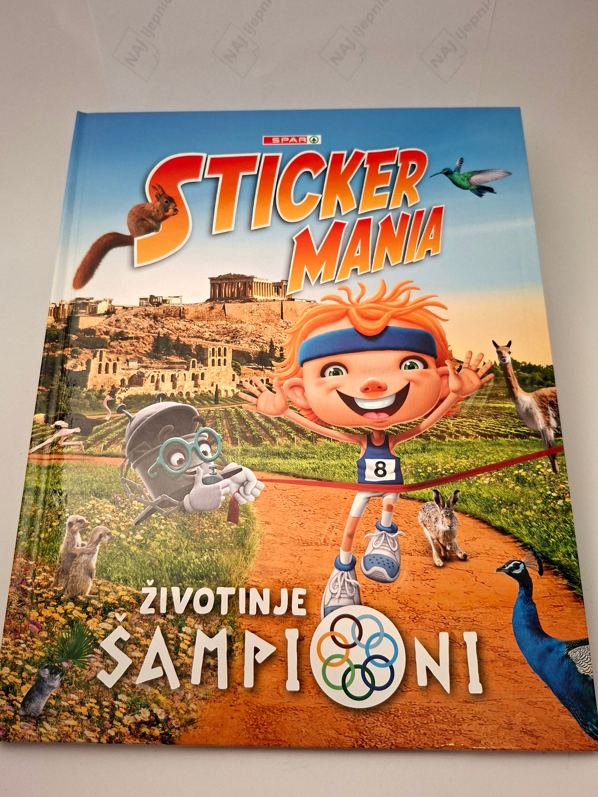 Stickermania Životinje Šampioni 2025 prazan album za sličice