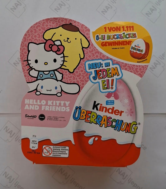Hello Kitty and Friends Kinder Joy kolekcionarska figurica pakiranje