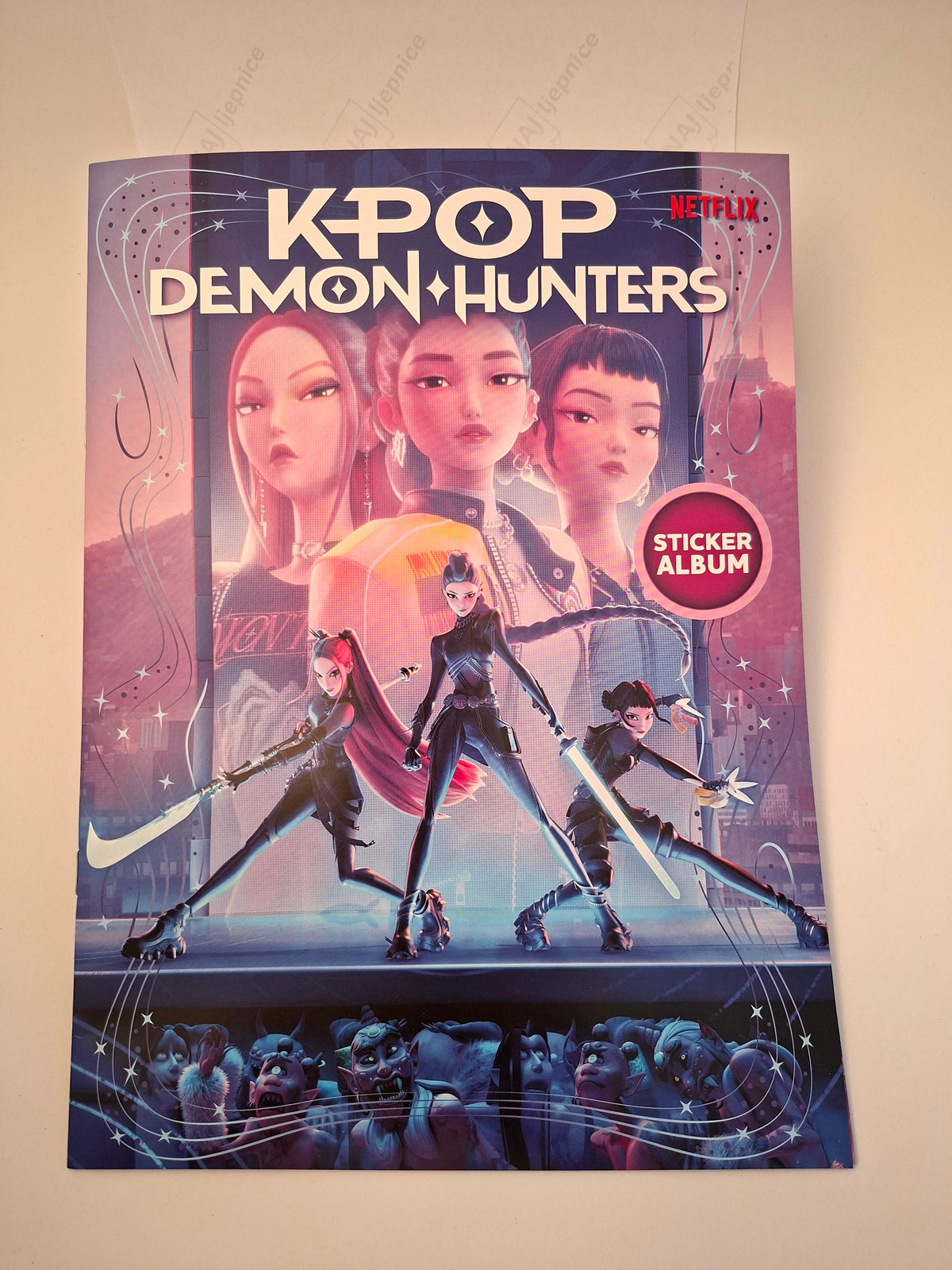 KPop Demon Hunters – Prazan Album za Sličice