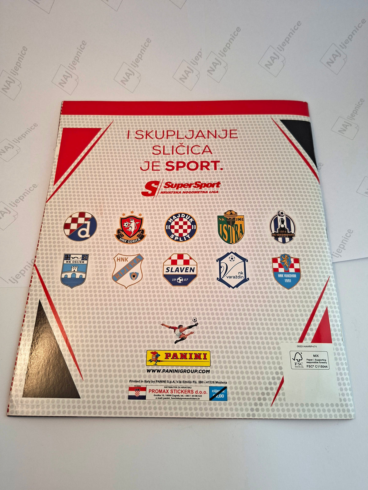 HNL 25/26 nepopunjen album Panini